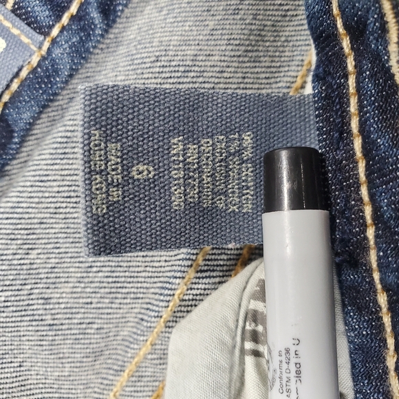 Converse One Star Womens Dark Denim Blue Jeans Size 6 - Picture 14 of 15